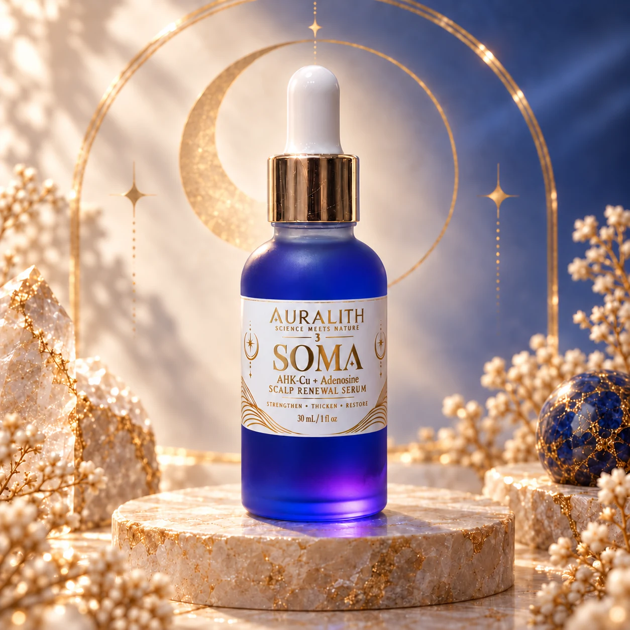 Auralith SOMA Scalp Renewal Serum 30 mL serum bottle
